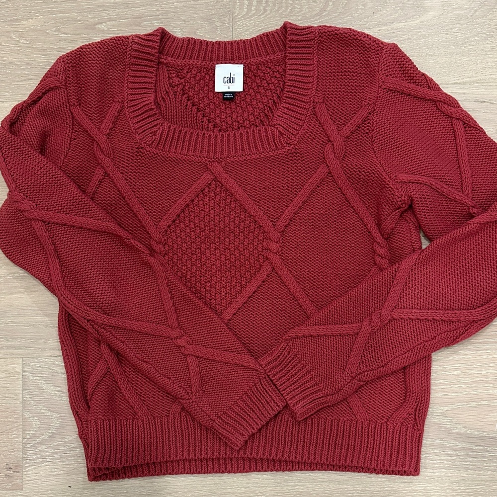 CAbi Square Neck Pullover